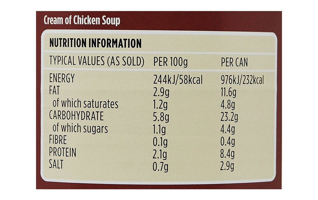 Baxters Cream of Chicken Favourites   Tin  400 grams